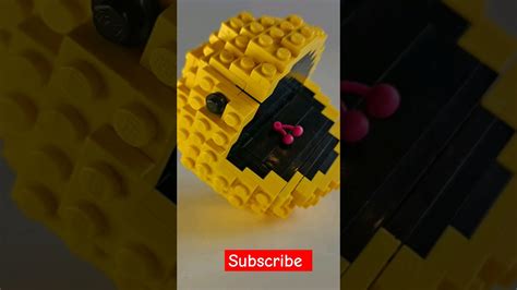 Pac Man Lego Stop Motion Build Lego Shortsfeed Pacman