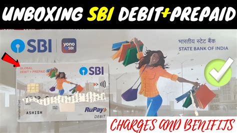 Sbi Global Prepaid Contactless Rupay Debit Card Unboxing And All