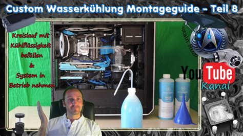 Custom Wasserkühlung Montage Guide Flüssigkeiten Kreislauf