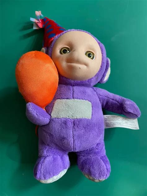 Teletubbies Tinky Winky Talking Plush Soft Toy Vgc Birthday Gift Party