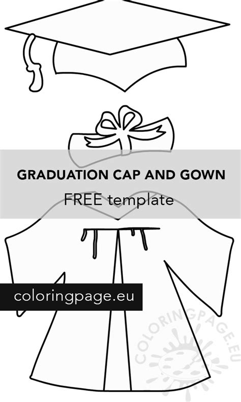 Graduation Cap And Gown Template Artofit