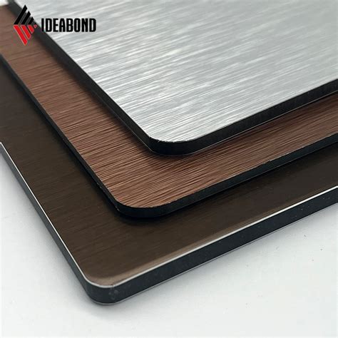 Ideabond Ideabond Acp Sheet Factory Mm Pvdf Copper Brushed Aluminum