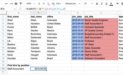 Xlookup Google Sheets Guide With Examples Coupler Io Blog