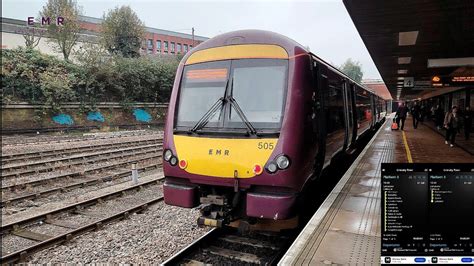 East Midlands Railway Class 170 Turbostar Grimsby Town To Leicester