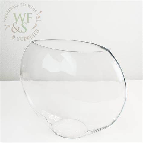 Slim Bubble Bowl Vase Large 132″ Tall Wholesale Flowers And Supplies