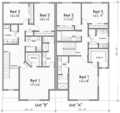 2 Story Townhouse Floor Plans With Garage | Floor Roma