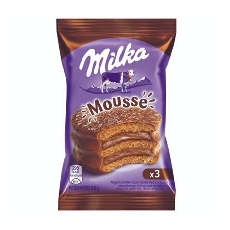 Alfajor Milka Triplo Mousse De Chocolate 55g Shopee Brasil