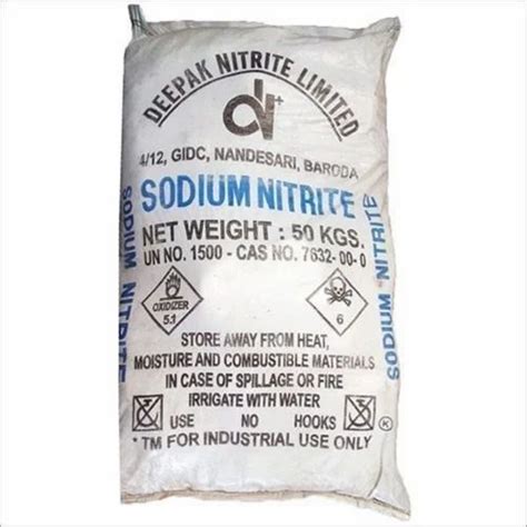 SODIUM NITRITE NaNO2 50 Kg Bag Packaging Size 50 Kgs At Rs 65 Kg