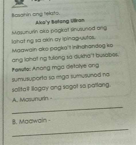 Paki Sagot Po Kailangan Ko Na Po Now Please E Brainlest Ko Kung Sino