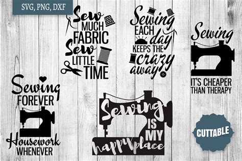 Sewing Svg Bundle Sew Crafty Sewing Quotes Cut File Bundle 229622