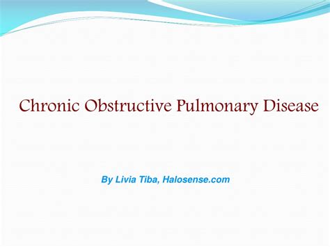 Ppt Chronic Obstructive Pulmonary Disease Powerpoint Presentation Free Download Id 1497371