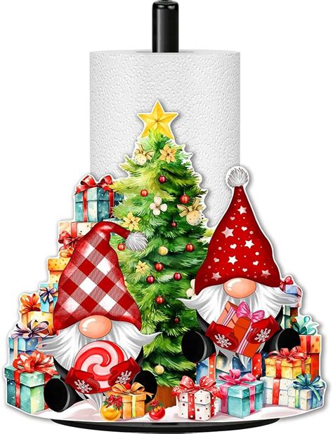 Amazon Christmas Paper Towel Holder Christmas Gnomes Countertops