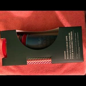 Starbucks Accessories Reusable Hot Cups Set Marble Color Lids Poshmark