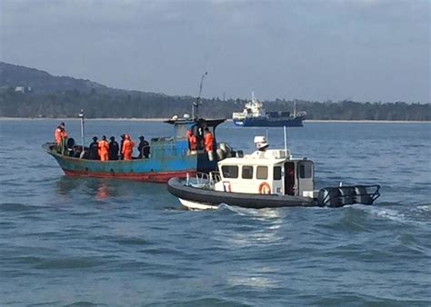 大陸漁船越界捕撈 遭台海巡查獲罰款30萬新台幣