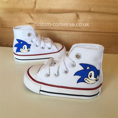 Kids Sonic The Hedgehog Custom Converse Ltd