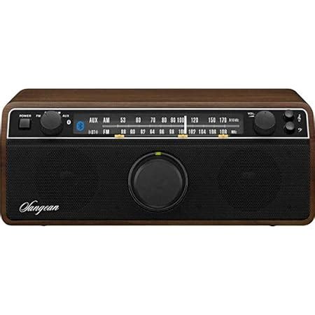 Amazon Sangean WR 12BT AM FM Bluetooth AUX In Stereo Analog Wooden