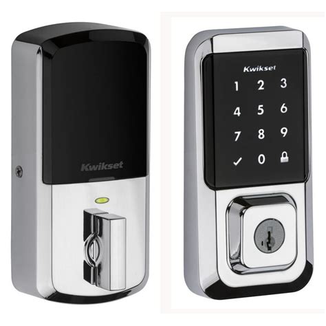 Kwikset Halo Touchscreen Wi Fi Smart Lock Featuring Smartkey Security In Polished Chrome