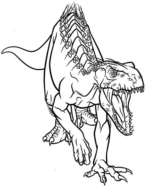 Dinossauro Rex Para Colorir E Imprimir - 9