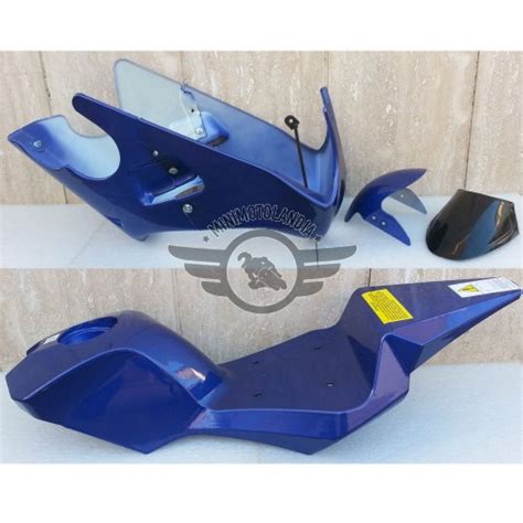 Carena Blu Per Minimoto Gp Raffreddata Aria Cc Minimotolandia