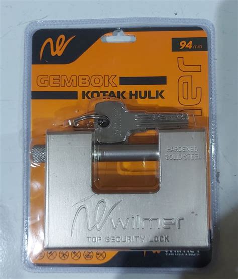 Gembok Kotak Panzer Panser Gembok Hulk Gudang Rumah Pagar 94 Mm Anti