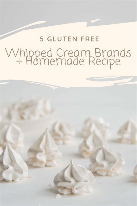 5 Of The Best Gluten Free Whipped Cream Brands - Kelly's Gluten Free ...