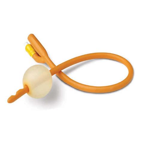 2 Way Balloon Foley Catheter Yellow 10fr Medisep