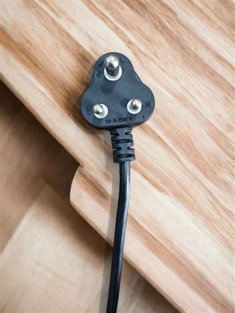 PVC Power Cord With Moulded 3 Pin 6a Plug For Electric Appliance At Rs