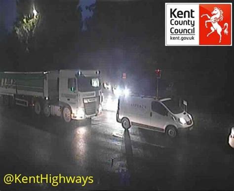 Halls Hole Road Crash Causes Delays Along A264 Pembury Road Tunbridge