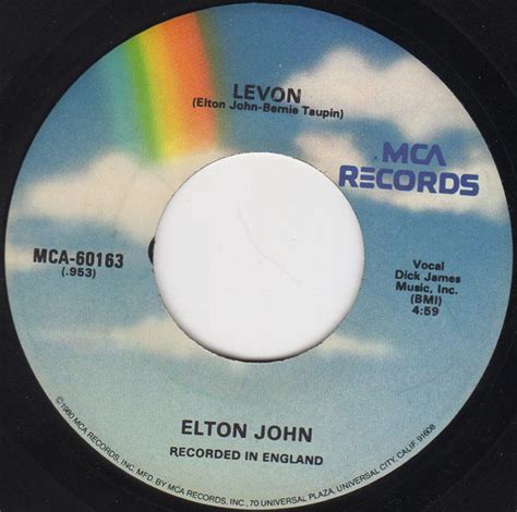 Elton John - Levon (1978, Vinyl) | Discogs