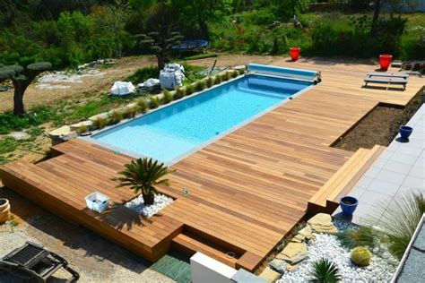 Terrasse Bois Pour Piscine Exotique Terrasse En Bois Montpellier Par Concept Jardin