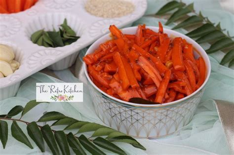 Carrot Atchaar Recipe By Theretrokitchen