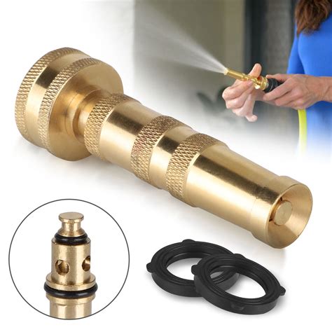 Heavy Duty Garden Hose Twist Nozzle EEEkit Solid Brass Power Sprayer