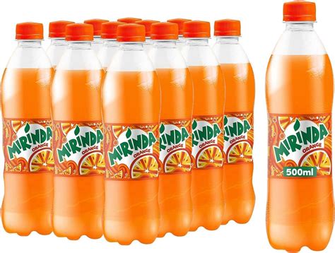Mirinda Orange Flavour 12 X 500 Ml Sparkling Orange Soda Drink Vape