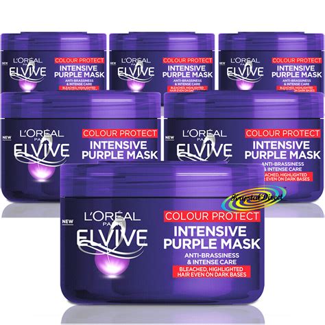 X Loreal Elvive Colour Protect Intensive Purple Mask Ml