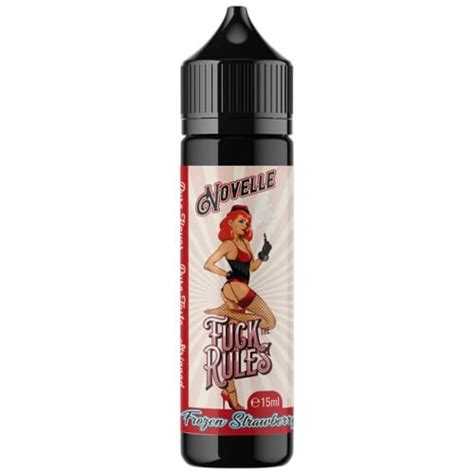 Frozen Strawberry Novelle Serie Ml Longfill Aroma By Fuck The Rules MHD Ware