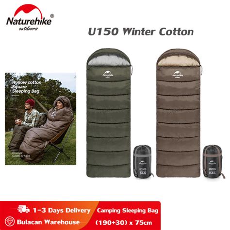 Naturehike U150 Sleeping Bag Ultralight Waterproof Warmth Sleeping Bag Cotton Quilt Portable