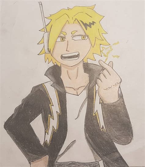 Denki Kaminari Fan Art by PaintManArt on DeviantArt