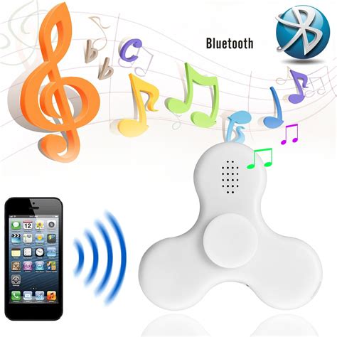 Led Hand Spinner Tri Fidget With Bluetooth Speaker Adult Stress Relief