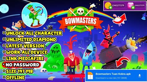 Donwload Bowmasters Mod Apk Terbaru 2024 V6 0 6 No Password Unlock