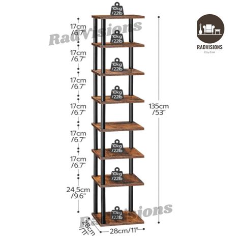 8 Tier Corner Shoe Rack Entryway Shoe Rack Tall Shoe Rack Shoe Cabinet