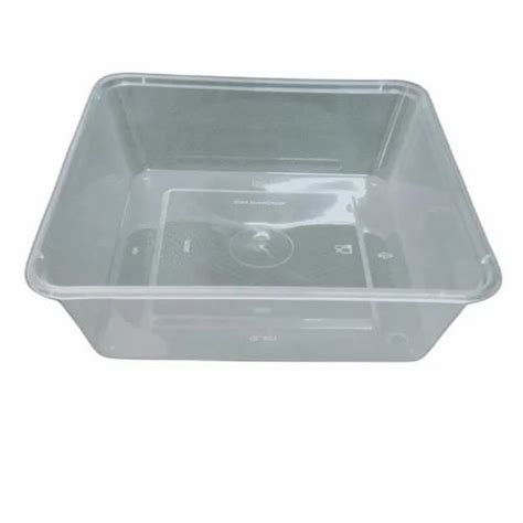 White Disposable Plastic Food Container Storage Capacity Ml At Rs