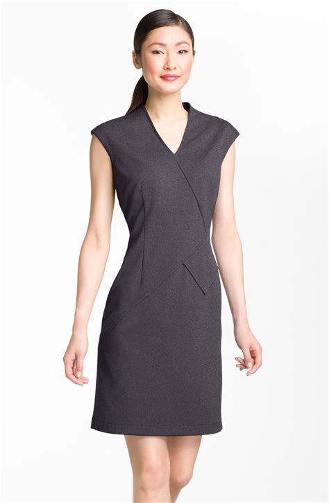 Calvin Klein Seamed Ponte Knit Sheath Dress Online Exclusive Nordstrom