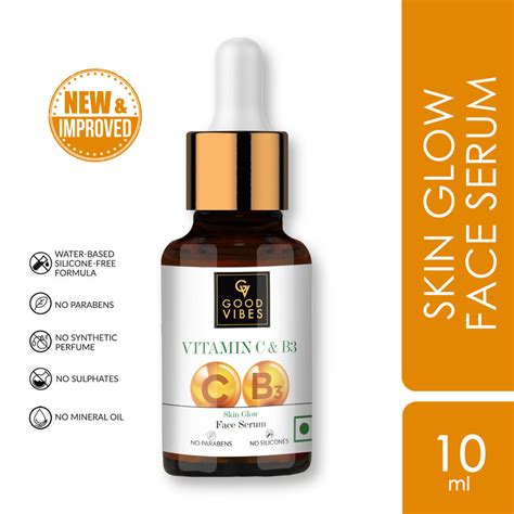 Buy Good Vibes Vitamin C And B3 Skin Glow Face Serum Online At Best Price