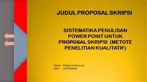 Proposal Penelitian Ppt – Lakaran