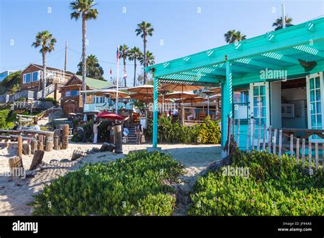 Crystal Cove Beach Historical District State Park California Usa Stock
