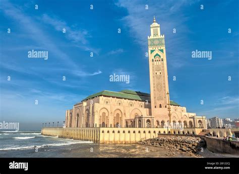 Hasan Ii Mosque Casablanca Morocco Stock Photo Alamy