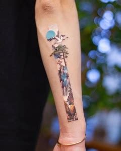 Rectangular Tattoos Reveal Body Art Inspired By Chinese Paintings