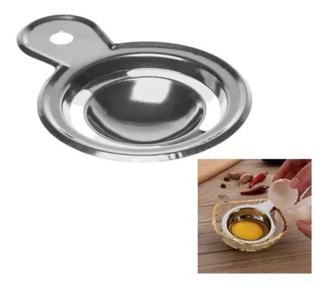 Separador Yema Clara Huevos Filtro Colador Metalico Cocina Cuotas Sin