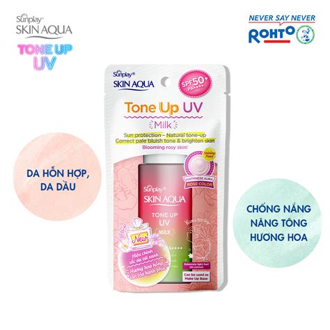 Chống Nắng Dạng Sữa Hiệu Chỉnh Sắc Da Sunplay Skin Aqua Rose 50g