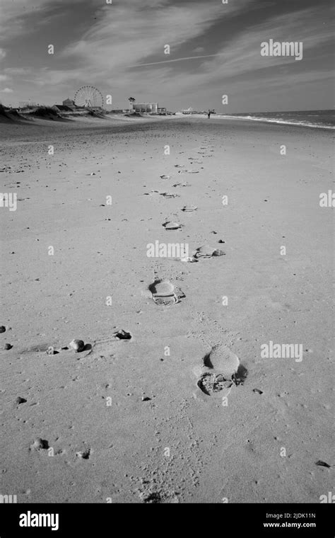 The Beach At Great Yarmouth Seaside Town On The East Coast Of England
